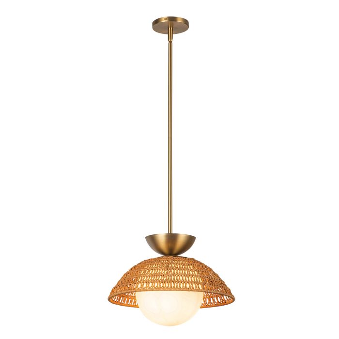 elstead lighting Perth 1 lt Pendant - Brushed Gold