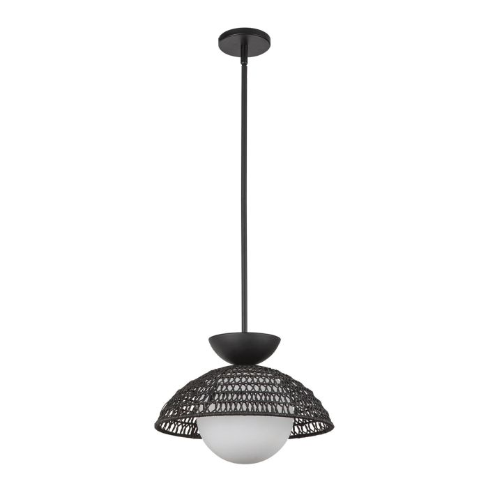 Elstead Lighting Perth 1 Lt Pendant - Matte Black
