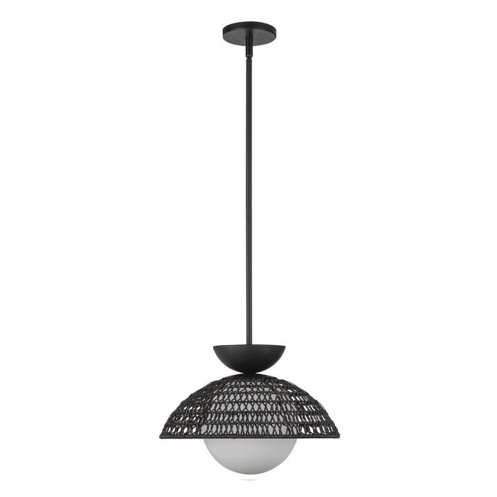 Elstead Lighting Perth 1 Lt Pendant - Matte Black