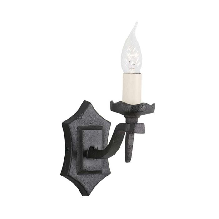 elstead lighting Rectory 1 Light Wall - Black