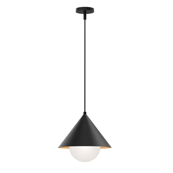 elstead lighting Remyck 1 lt Pendant - Matte Black