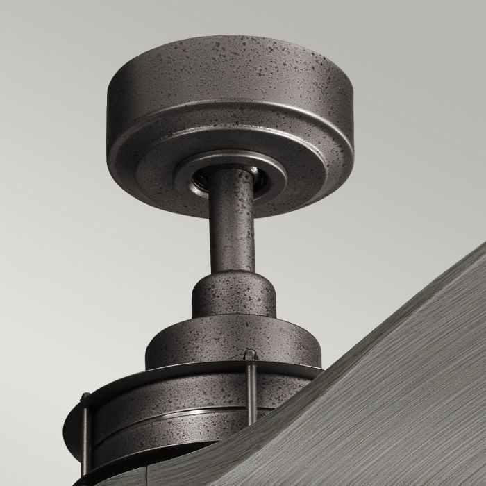 Elstead Lighting Ried - 56in / 142cm Fan - Anvil Iron