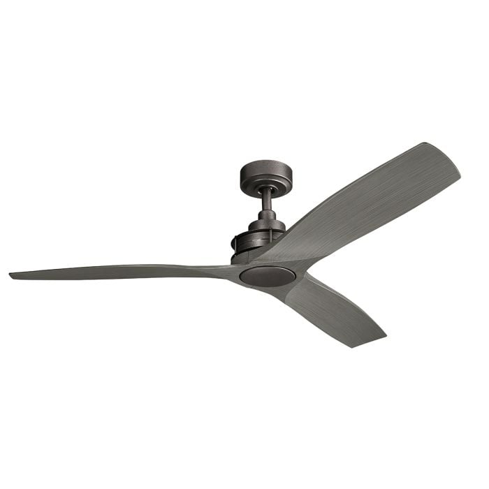 elstead lighting Ried - 56in / 142cm Fan - Anvil Iron