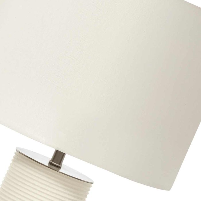 Elstead Lighting Ripple 1 Light Table Lamp - White