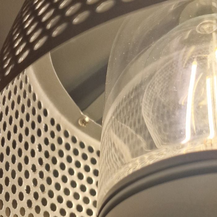 Elstead Lighting Saturne 1 Light Wall Lantern - Grey