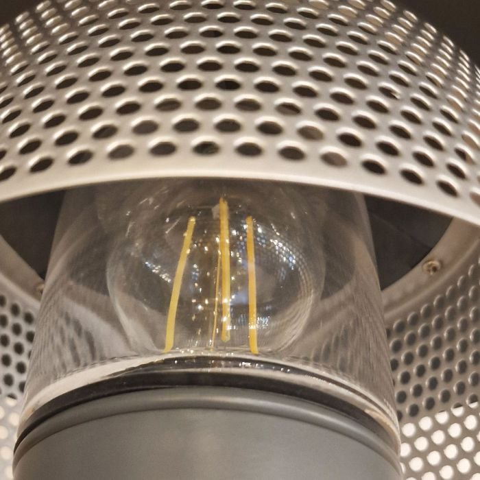 Elstead Lighting Saturne 1 Light Wall Lantern - Grey