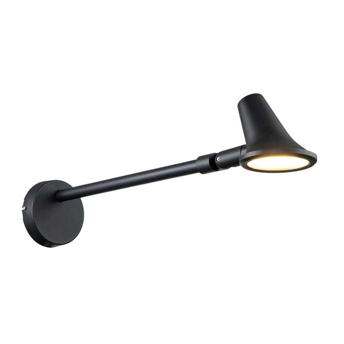 elstead lighting Selma LED Sign Light - Black