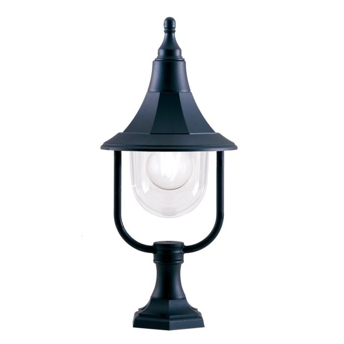elstead lighting Shannon 1 Light Pedestal - Black