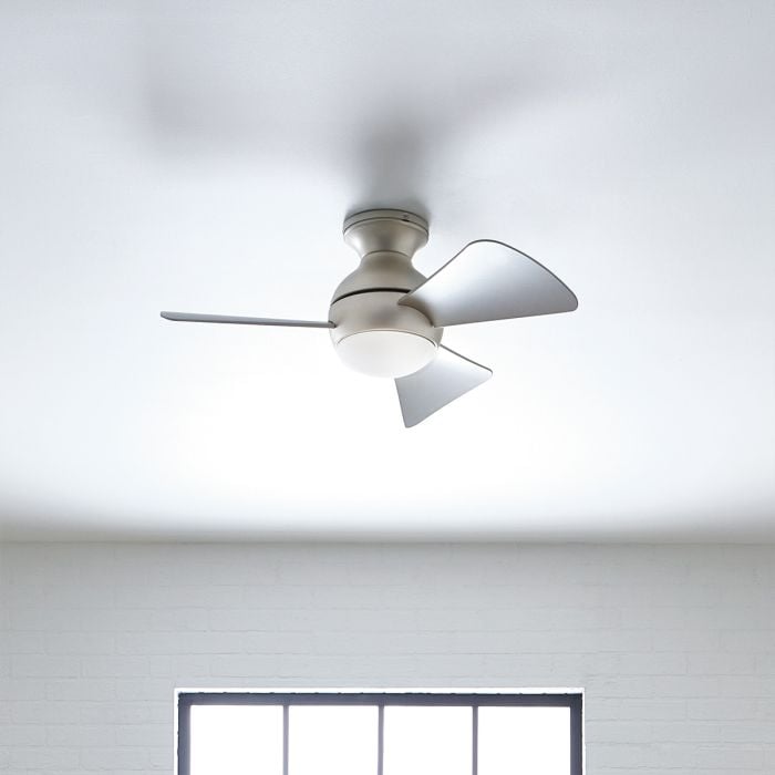 Elstead Lighting Sola - 34in / 86cm Fan - Brushed Nickel