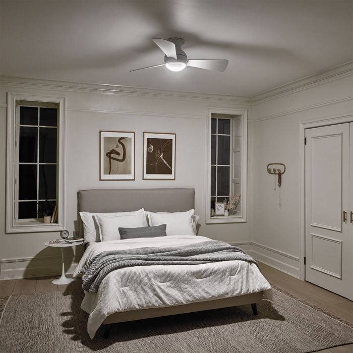 Elstead Lighting Sola - 34in / 86cm Fan - Matte White