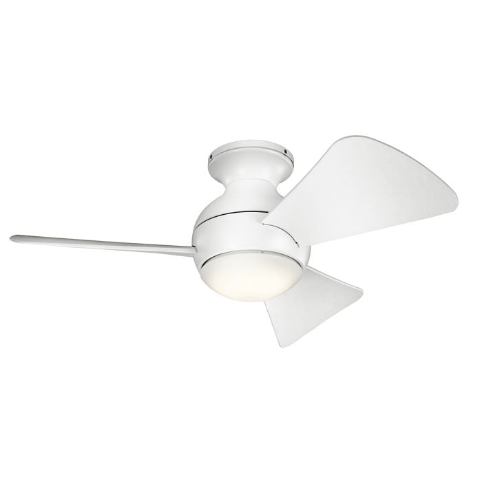 elstead lighting Sola - 34in / 86cm Fan - Matte White
