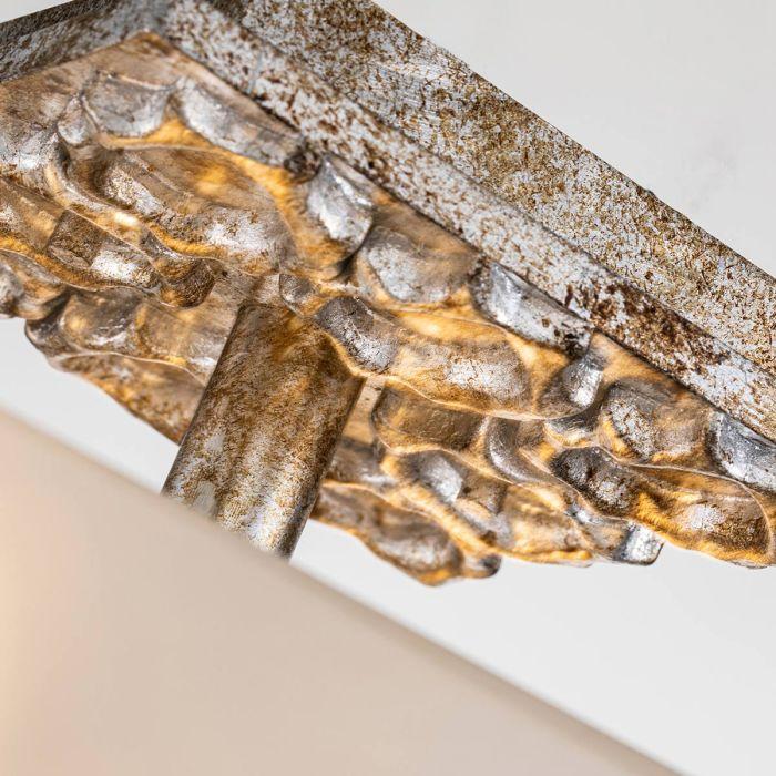Elstead Lighting Star 2 Lt Flush - Distressed Silver