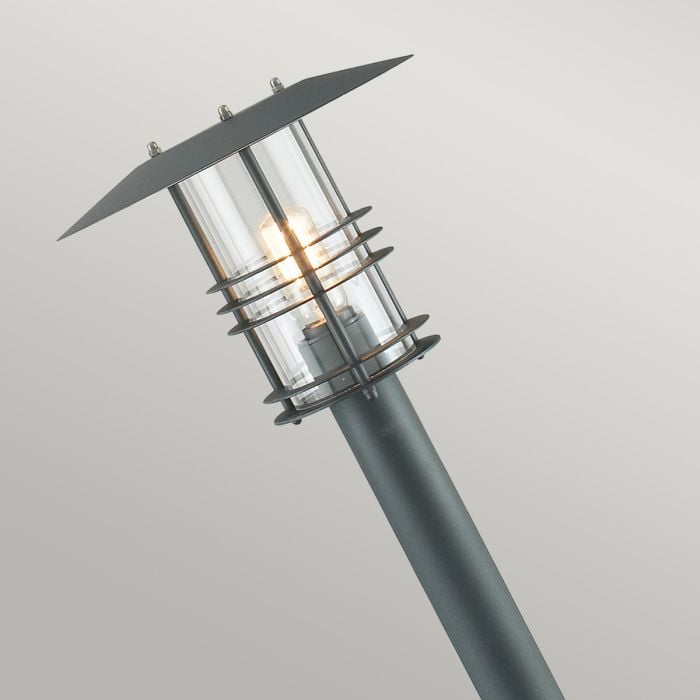 Elstead Lighting Stockholm 1 Light Pillar - Black