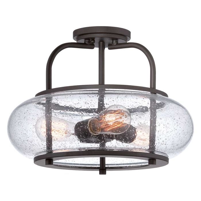 elstead lighting Trilogy 3 Light Medium Semi-Flush
