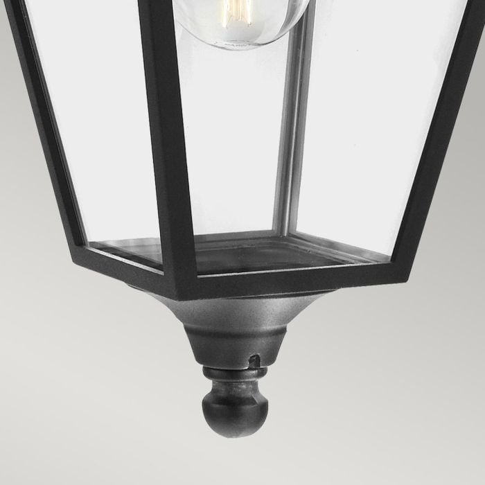 Elstead Lighting Turin 1 Light Chain Lantern - Black
