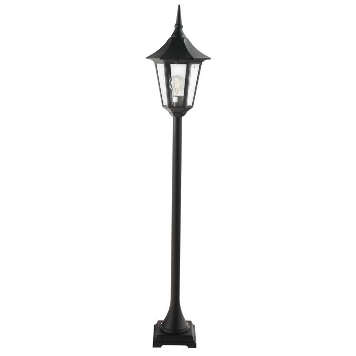 elstead lighting Valencia 1 Light Pillar - Black