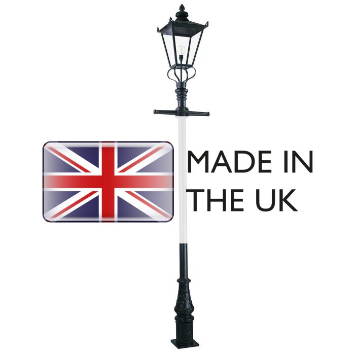 Elstead Lighting Wilmslow 1 Light Lamp Post - Black