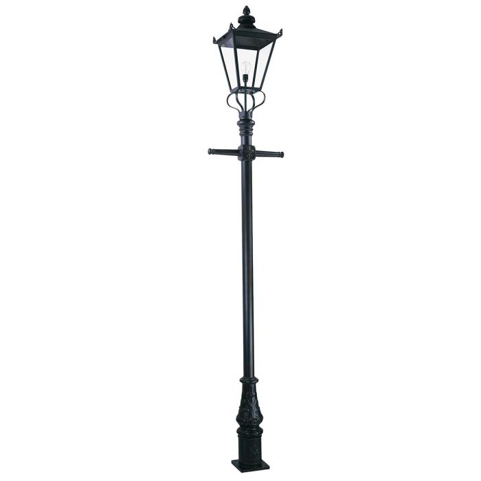 elstead lighting Wilmslow 1 Light Lamp Post - Black