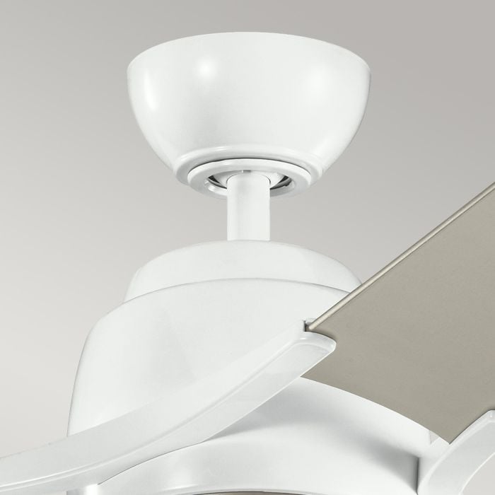 Elstead Lighting Zeus - 60in / 152cm Fan - White