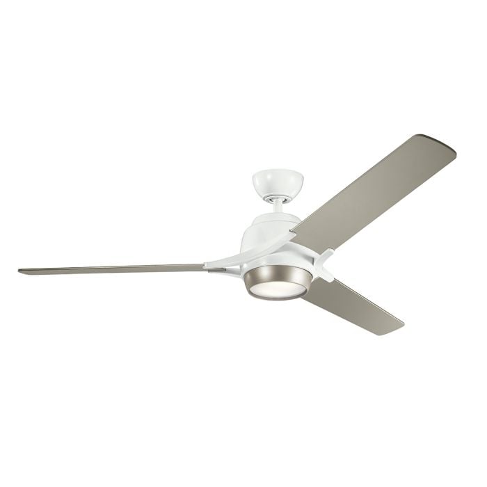 elstead lighting Zeus - 60in / 152cm Fan - White