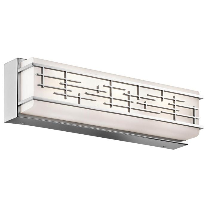 elstead lighting Zolon Medium Wall Light - Chrome