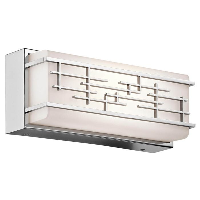 elstead lighting Zolon Small Wall Light - Chrome