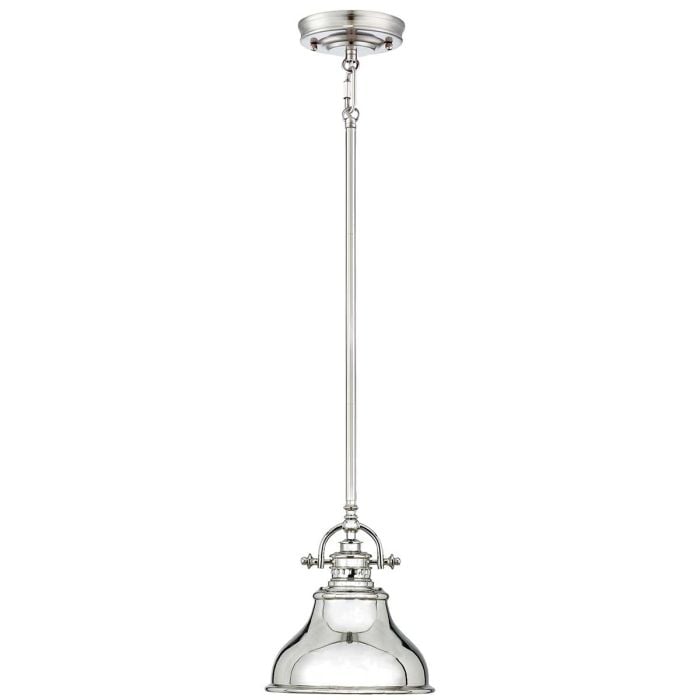 elstead lighting Emery 1 Light Mini Pendant - Imperial Silver