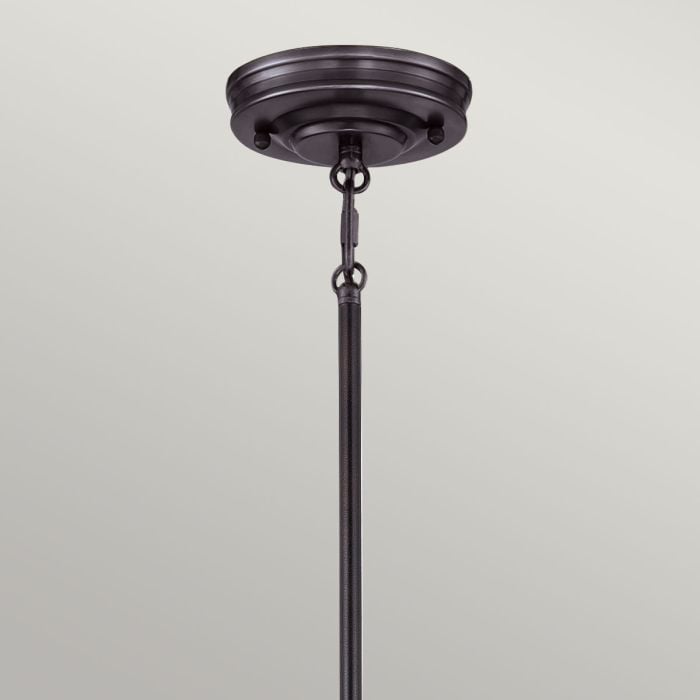 Elstead Lighting Emery 1 Light Mini Pendant - Palladian Bronze