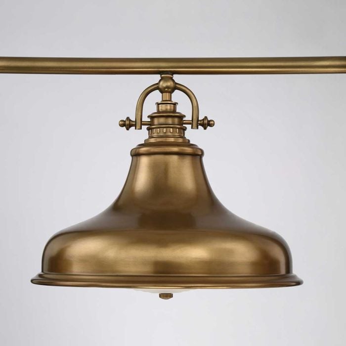 Elstead Lighting Emery 3 Light Island Chandelier - Weathered Brass