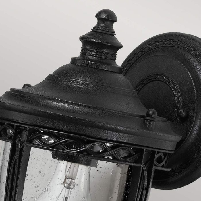 Elstead Lighting English Bridle 1 Light Small Wall Lantern - Black