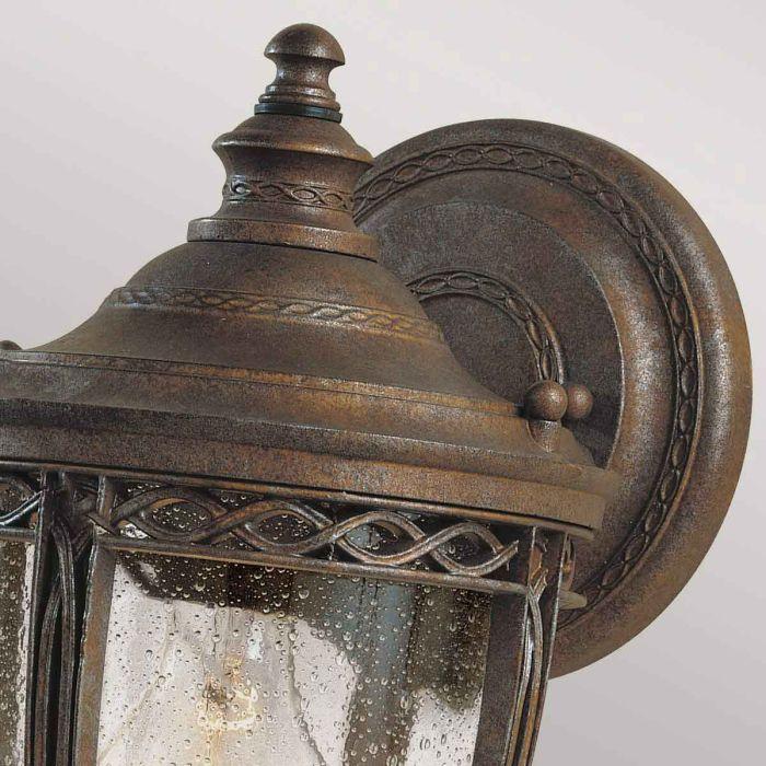 Elstead Lighting English Bridle 1 Light Small Wall Lantern - British Bronze