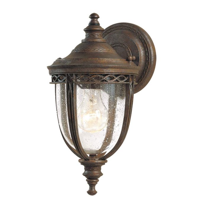 elstead lighting English Bridle 1 Light Small Wall Lantern - British Bronze