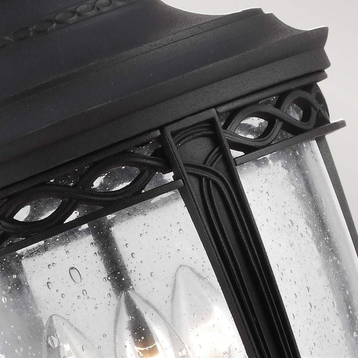 Elstead Lighting English Bridle 3 Light Large Chain Lantern - Black