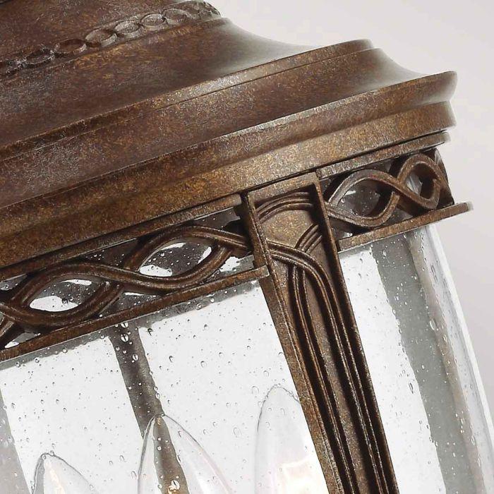 Elstead Lighting English Bridle 3 Light Large Chain Lantern - British Bronze