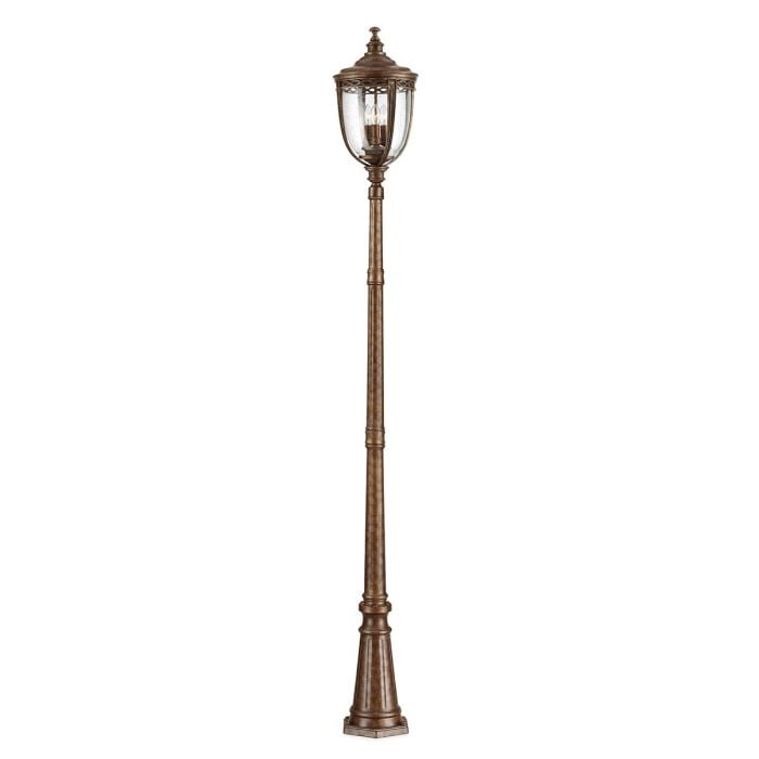 elstead lighting English Bridle 3 Light Large Lamp Post - British Bronze