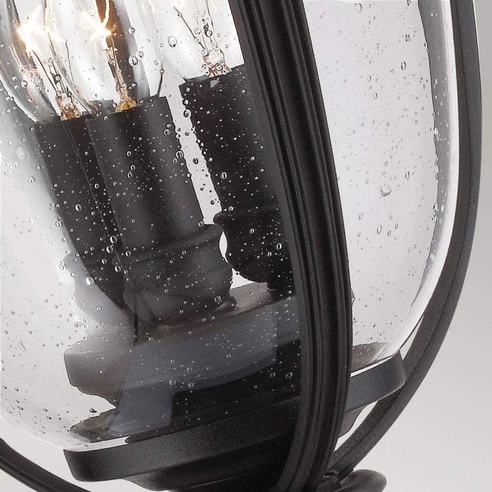 Elstead Lighting English Bridle 3 Light Large Pedestal - Black