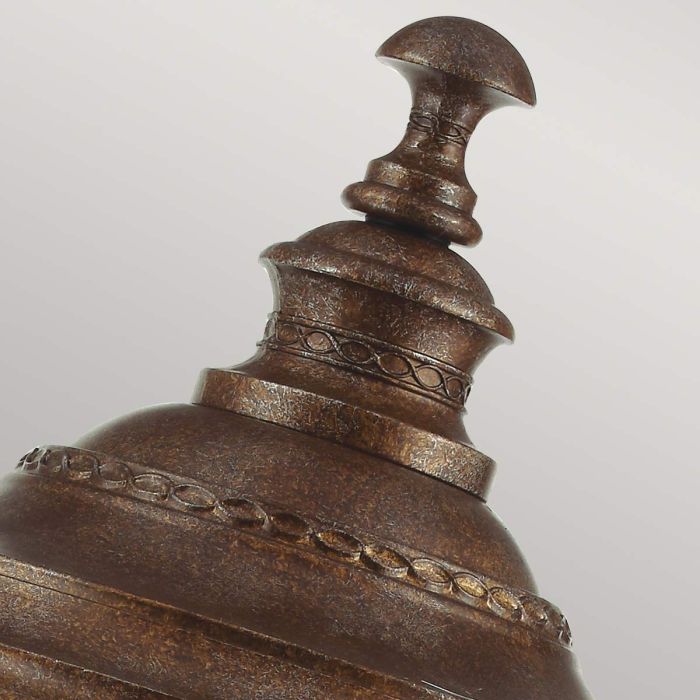 Elstead Lighting English Bridle 3 Light Large Pedestal - British Bronze