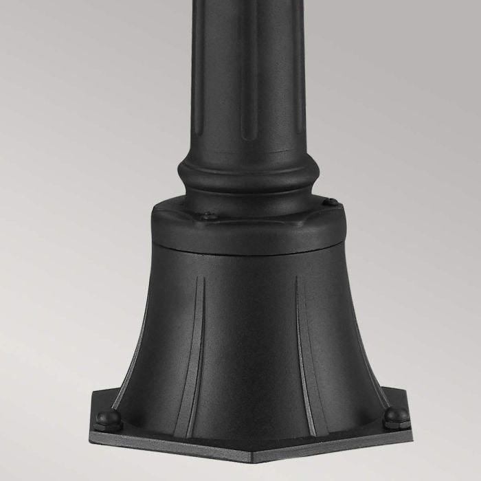 Elstead Lighting English Bridle 3 Light Medium Pillar Lantern - Black