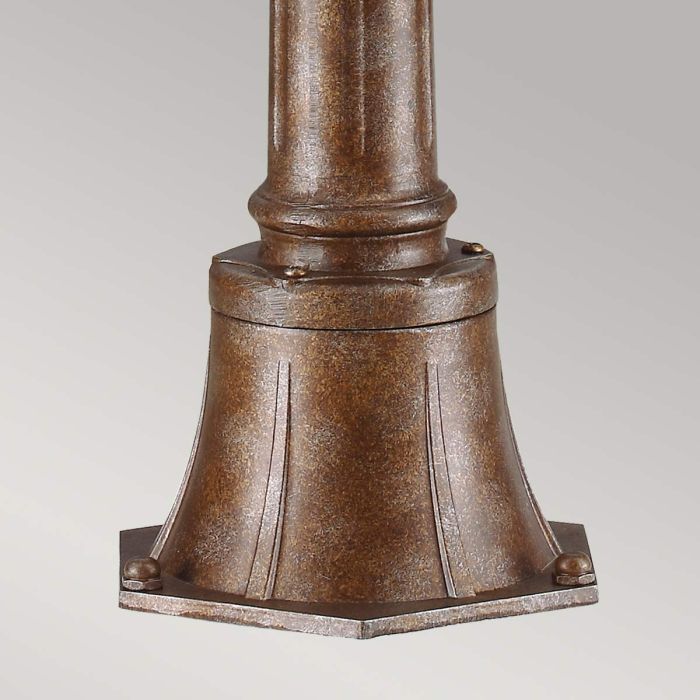 Elstead Lighting English Bridle 3 Light Medium Pillar Lantern - British Bronze