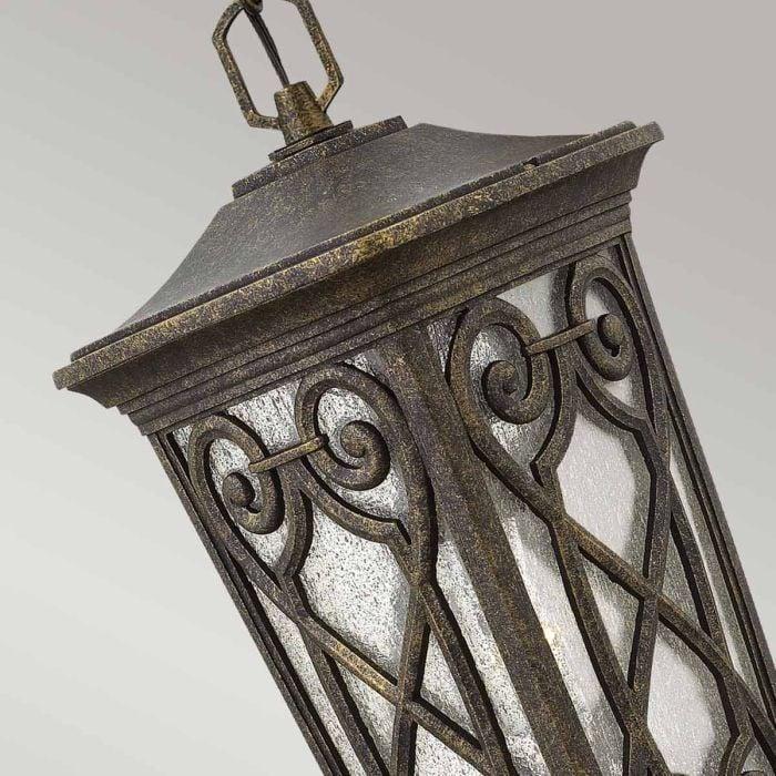 Elstead Lighting Enzo 1 Light Small Chain Lantern - Autumn