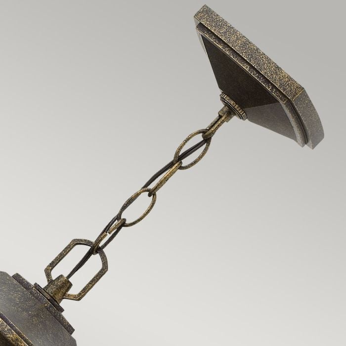 Elstead Lighting Enzo 1 Light Small Chain Lantern - Autumn