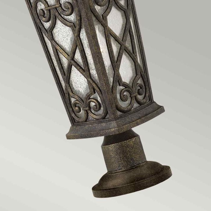 Elstead Lighting Enzo 1 Light Small Pedestal - Autumn