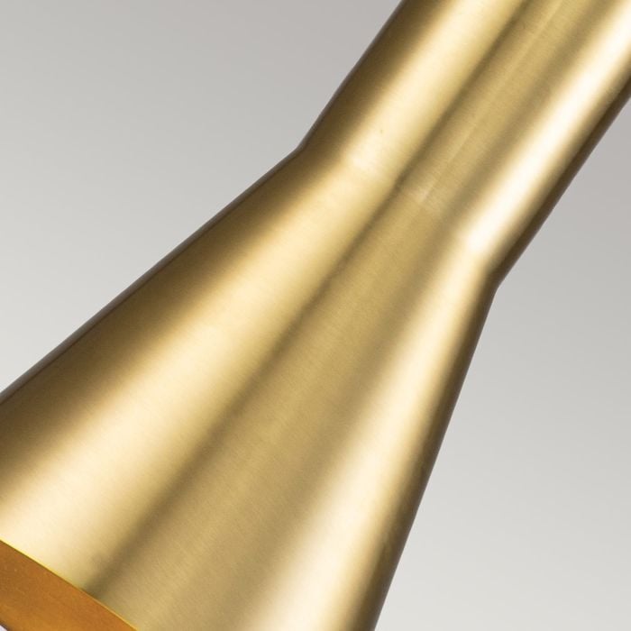 Elstead Lighting Etoile 1lt Medium Pendant - Aged Brass And Gold Leaf