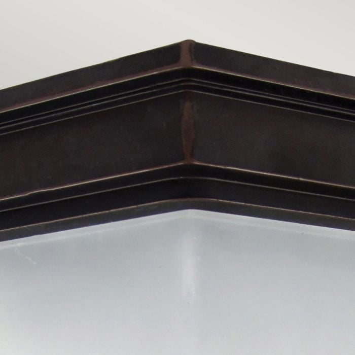 Elstead Lighting Fairford 1 Light Flush Lantern - Old Bronze