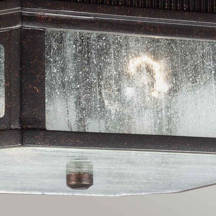 Elstead Lighting Federal 2 Light Outdoor Flush Lantern - Gilded Bronze