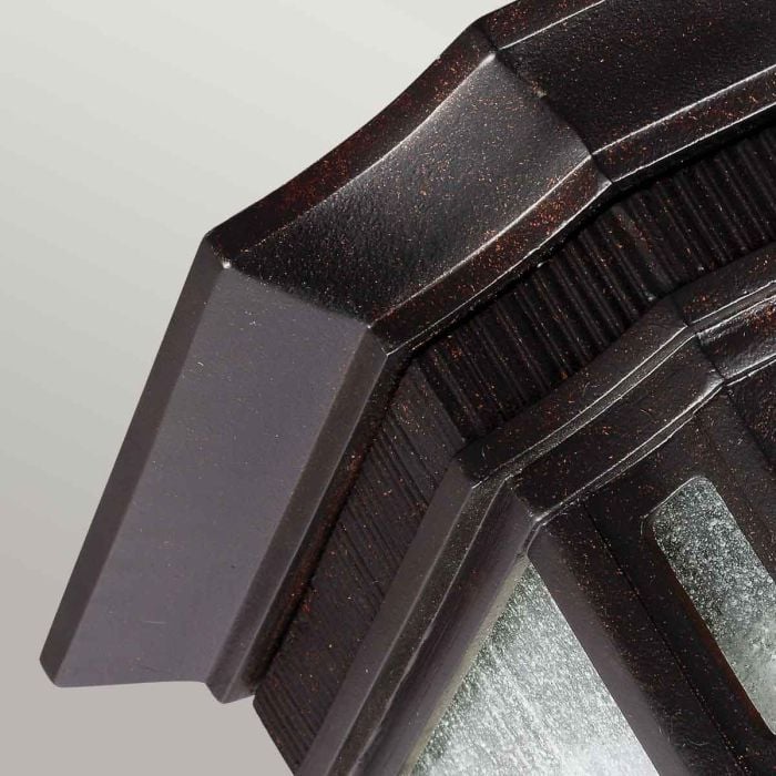 Elstead Lighting Federal 2 Light Outdoor Flush Lantern - Gilded Bronze