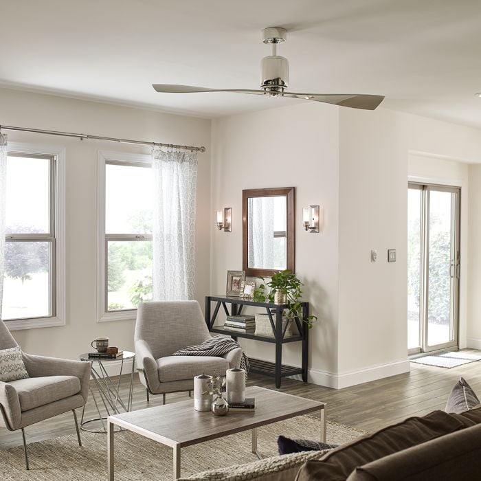 Elstead Lighting Ferron - 60in / 152cm Fan - Polished Nickel