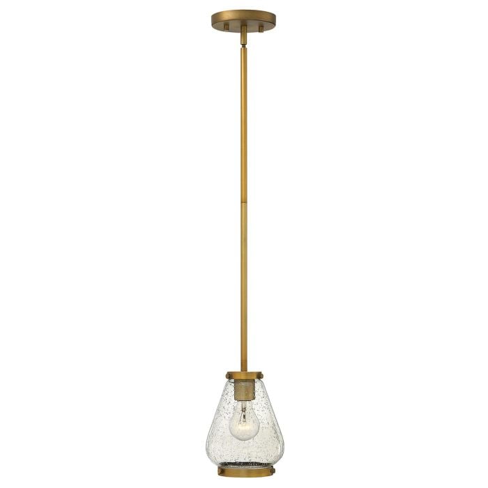 elstead lighting Finley 1 Light Mini Pendant - Brushed Bronze