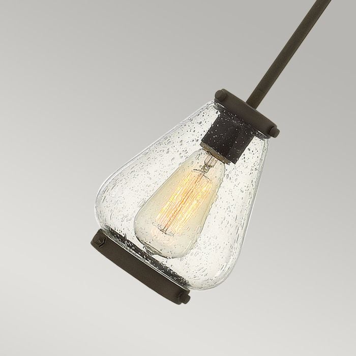 Elstead Lighting Finley 1 Light Mini Pendant - Oil Rubbed Bronze
