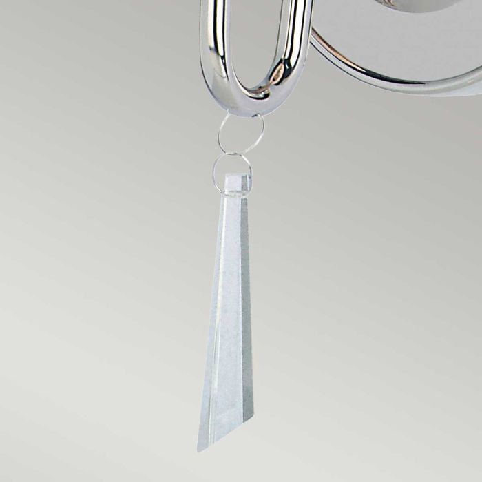 Elstead Lighting Finsbury Park 1 Light Wall Light - Polished Nickel